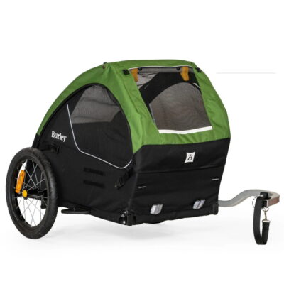 Burley Tail Wagon Fahrradanhaenger fuer Hunde gruenschwarz .jpg